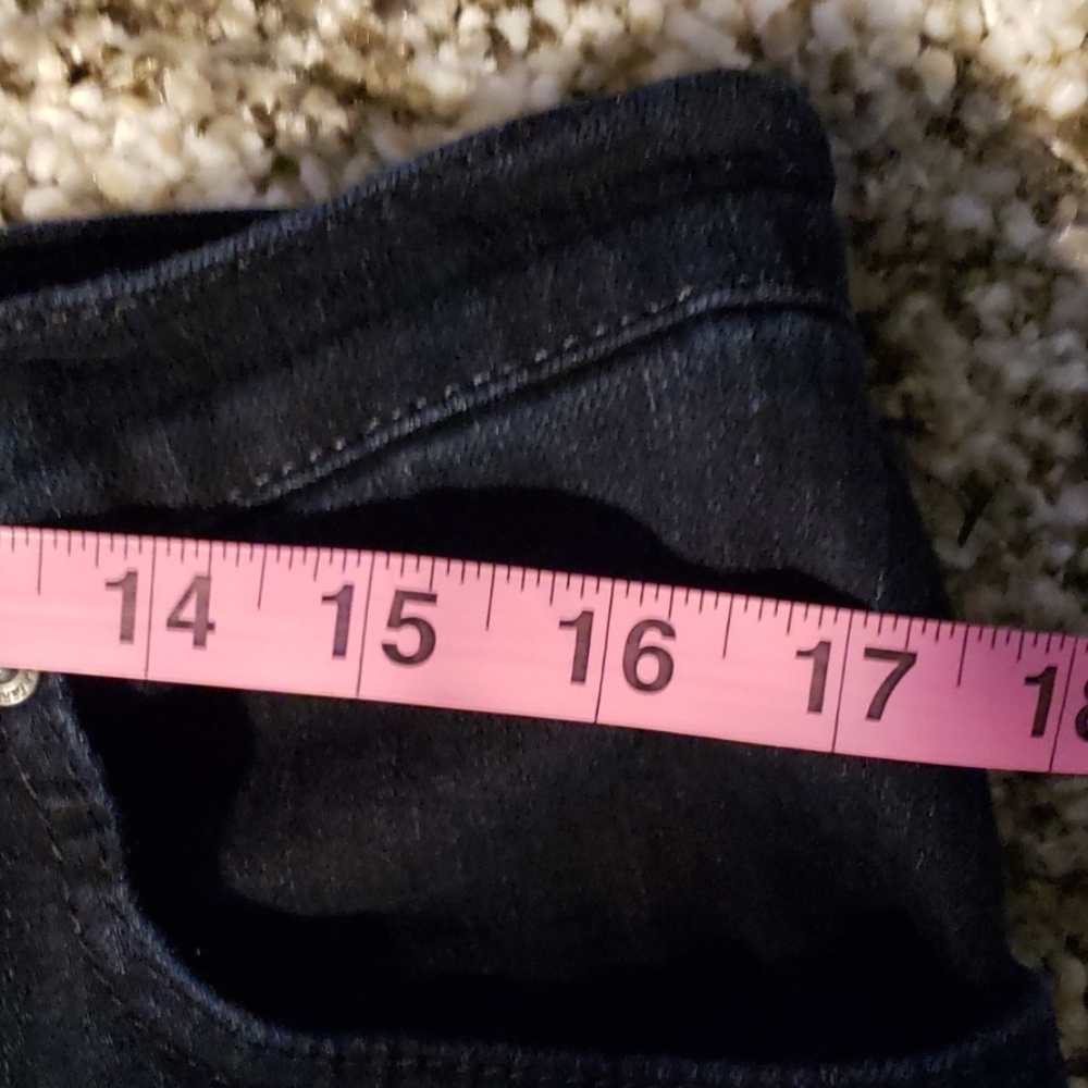 Gloria Vanderbilt dark wash denim jeans - Picture 7 of 8